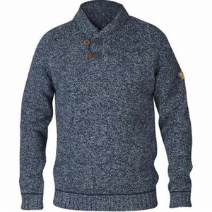 Fjallraven Men’s NWT Lada Navy Blue Sweater Large